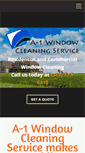 Mobile Screenshot of a1windowcleaningindy.com